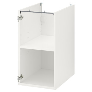 ENHET Base cb w shelf, white, 40x60x75 cm
