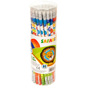 Starpak Pencil with Eraser HB Safari 48pcs