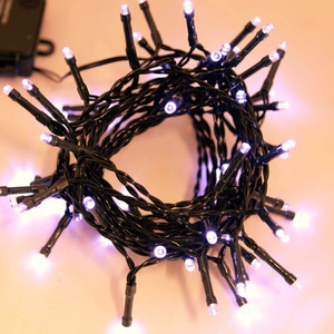 Christmas Lights In-/Outdor 60 LED 5.9m, battery-operated, timer, warm white
