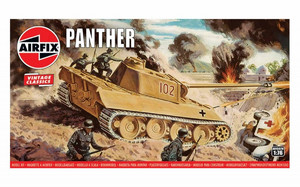 Airfix Plastic Model Panther Tank 8+