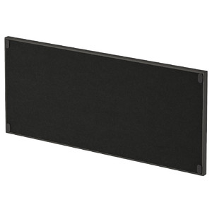 TROTTEN Noticeboard, anthracite, 76x33 cm