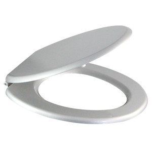 Cooke & Lewis Toilet Seat Palmi, silver