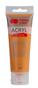 Happy Color Acrylic Paint 75ml, metallic gold