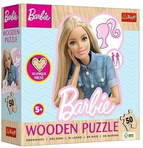 Trefl Wooden Puzzle Barbie 50pcs 5+