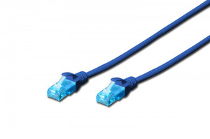 Digitus Patch Cord U/UTP Cat5e PVC 2m, blue