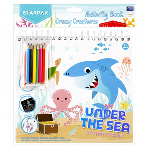 Starpak Activity Book Crazy Creatures Under the Sea 3+