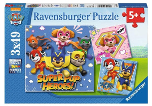 Ravensburger Children's Puzzle Paw Patrol 3x 49pcs 5+