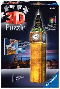 Ravensburger 3D Puzzle Big Ben Night Edition 216pcs 8+