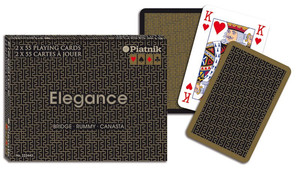 Piatnik Playing Cards International Elegance 2x 55 10+