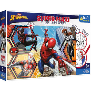 Trefl Primo Super Maxi Children's Puzzle 3in1 Spider-Man 24pcs 3+