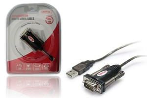 Adapter USB- 1xRS-232 + Adapter DB9F/DB25M Y-105A