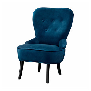 REMSTA Armchair, Djuparp dark green-blue