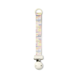 Elodie Details Wood Pacifier Clip, Pastel Braids