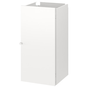 JOSTEIN Door/side units/back, in/outdoor white, 40x42x82 cm