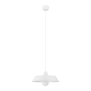 GoodHome Pendant Lamp Gammuse E27, white