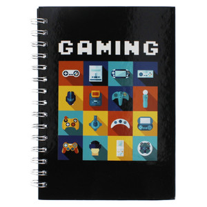 Spiral Notebook A5 Ruled Gaming