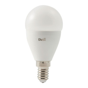 Diall LED Bulb P45 E14 8.5W 806lm, frosted, warm white