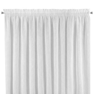 Sheer Curtain Carla 300 x 145 cm, white
