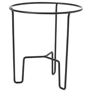 SVARTPEPPAR Plant stand, in/outdoor black, 21 cm