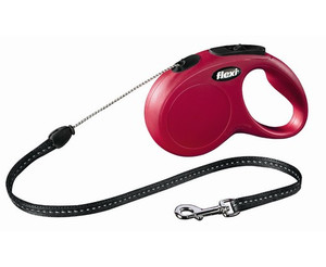 Flexi Dog Leash New Classic Size S 5m, red