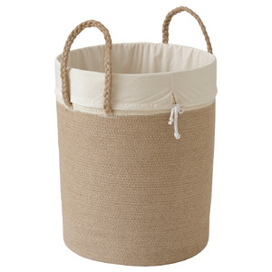 TOLKNING Laundry basket - handmade willow 40 l