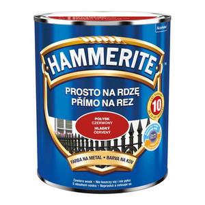 Hammerite Direct To Rust Metal Paint 0.7l, gloss red