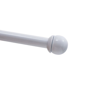 Curtain Pole Finial Ball Max 19 mm, white