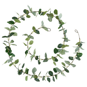 VINTERFINT Artificial garland, in/outdoor/eucalyptus, 3 m