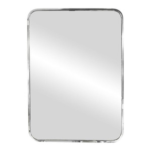 Sepio Round Mirror, 50x70 cm, inox gloss