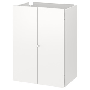 JOSTEIN Door/side units/back, in/outdoor white, 60x42x82 cm