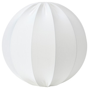 REGNSKUR Pendant lamp shade, round white, 50 cm
