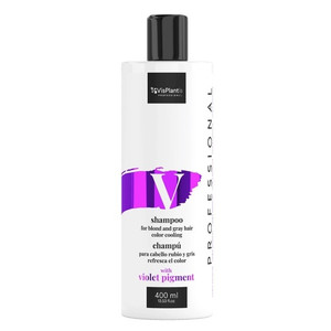 Vis Plantis Professional Shampoo for Blonde & Gray Hair Color Pigment 400ml