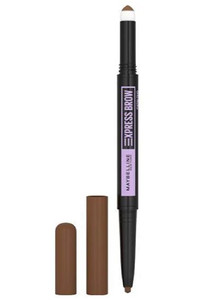 MAYBELLINE Express Brow Satin Duo Double-sided Brow Pencil + Powder 02 Medium Brown 1pc