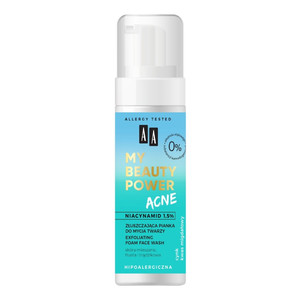 AA My Beauty Power Acne Exfoliating Foam Face Wash 150ml