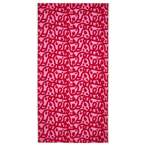 FLUGBLOMSTER Pre-cut fabric, pink, 150x300 cm