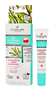 Floslek Eye Care Eyelid Gel with Eyebright and Plantain 15ml