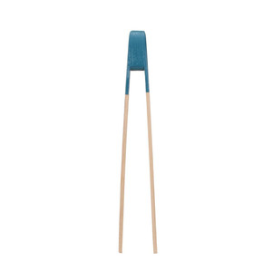 Magnetic Bamboo Tongs, blue