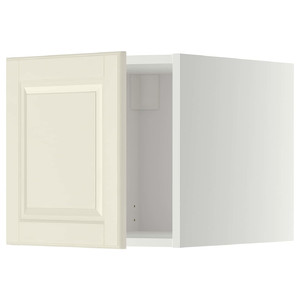 METOD Top cabinet, white/Bodbyn off-white, 40x40 cm