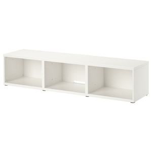 BESTÅ TV bench, white, 180x40x38 cm