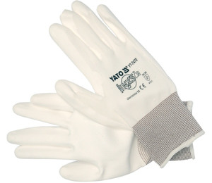 Yato Gloves Nylon PU Size 10 7470