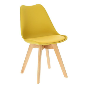 Dining Chair Norden Cross PP, yellow