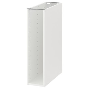 METOD Base cabinet frame, white, 20x60x80 cm