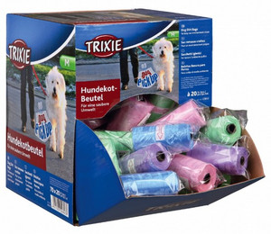 Trixie Poop Bag 1 roll/20 bags, assorted colours