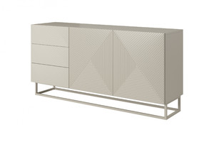 Cabinet with Doors & Drawers Asha 167cm, cashmere/cashmere