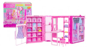 Barbie Dream Closet Toy Playset With Clothes & Accessories HXD59 3+