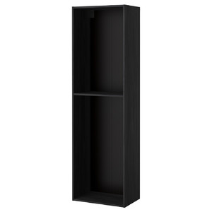 METOD High cabinet frame, black, 60x37x200 cm