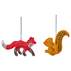 VINTERFINT Tree ornament set of 2, animals