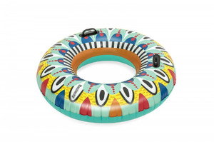 Bestway Inflatable Swim Ring Fiesta 107cm, assorted patterns, 12+