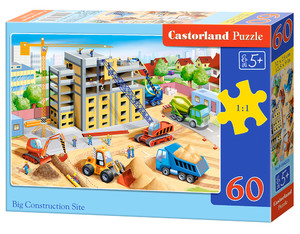 Castorland Children's Puzzle Big Construction Site 60pcs 5+