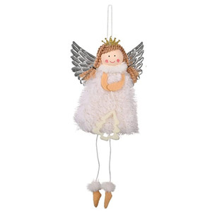 ECARLA Christmas Hanging Decoration Angel, white